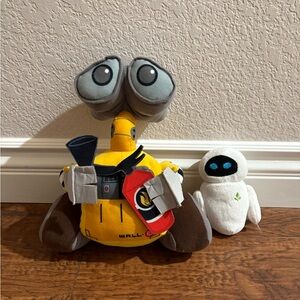 WALL-E and EVE Plush Toy Set Stuffies